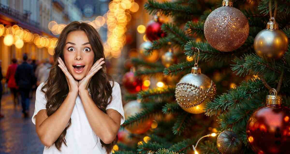 L’albero di Natale più incredibile d’Italia è già record: entra nei Guinness, mai visto così